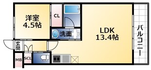 プレジオ今福鶴見の物件間取画像